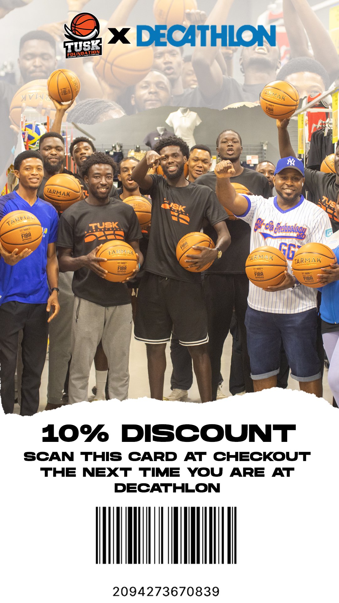 Partnership with DECATHLON